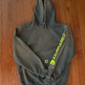 Carhartt Men's Dark Gray Hoodie Sweatshirt